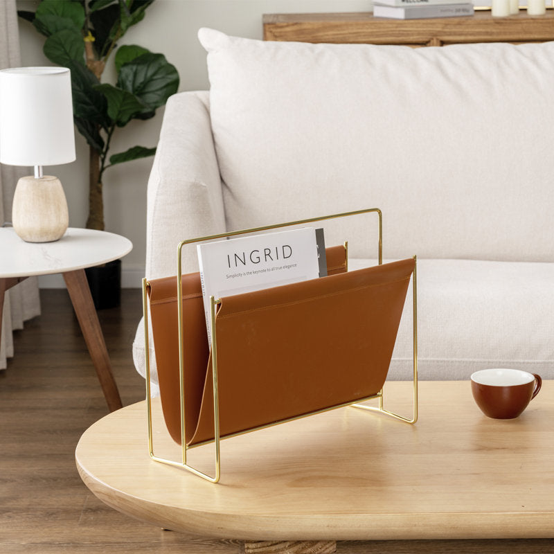 Modern Standing Magazine Rack Holder