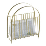 Brass Floor Magazine Racks Holder
