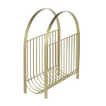Brass Floor Magazine Racks Holder
