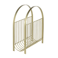 Brass Floor Magazine Racks Holder