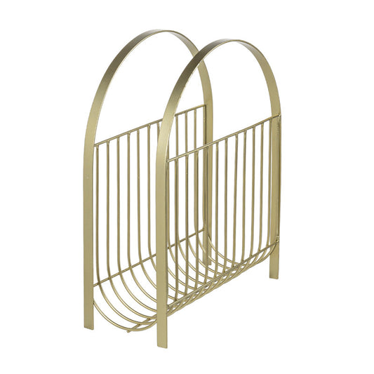 Brass Floor Magazine Racks Holder