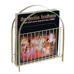 Brass Floor Magazine Racks Holder