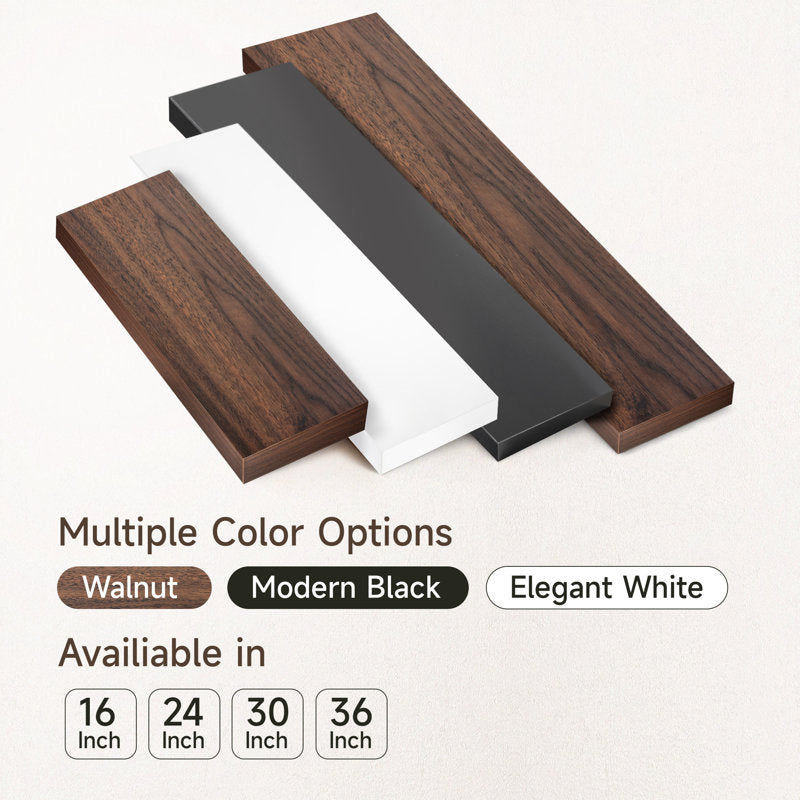 2 Pieces Floating Shelves, Wall Shelf Display Shelves for Living