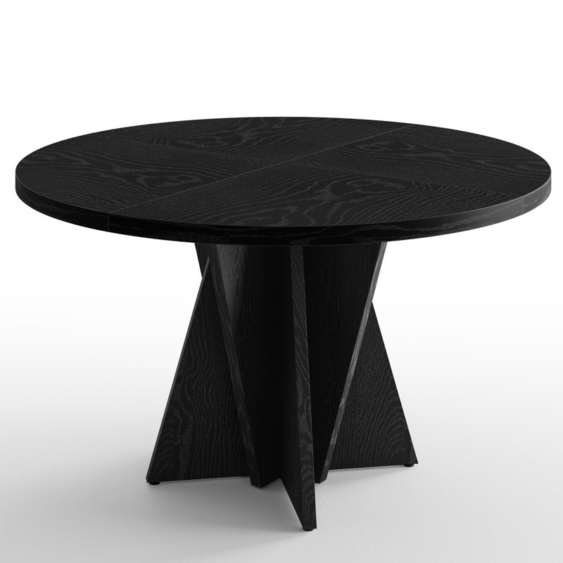 47.2" Round Pedestal Dining Table, Seats 4