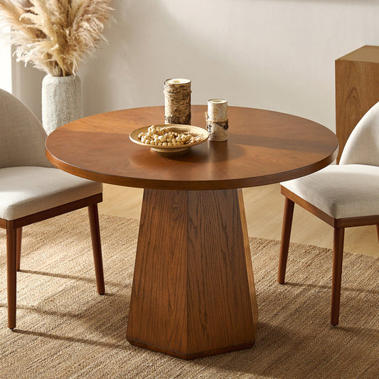 Stuart Mid-Century Modern 45" Round Dining Table