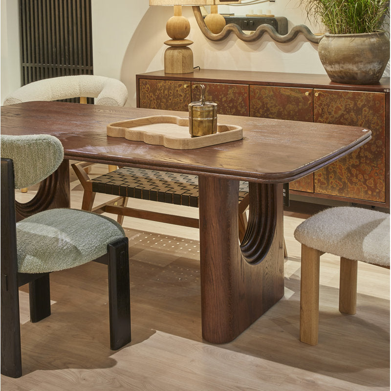 Campbell Layered 86" Dining Table