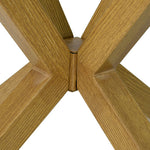 Jablon 39.4" Round Glass Top Metal Base Dining Table