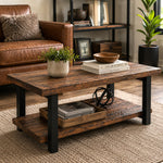 Pomona 42" Solid Wood Coffee Table