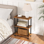 Reggis 24.4" Tall Industrial Side Table