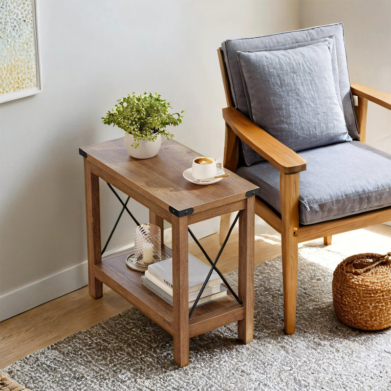 2-Tier Farmhouse End Table