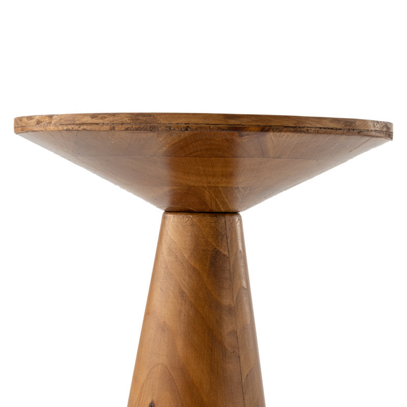 Bozovich Solid Wood Pedestal End Table