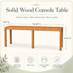 95 Inch Extra Long Wood Sofa Table