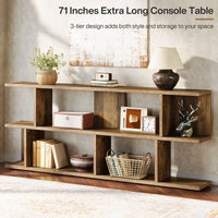 Kazmierski 71" W 3-Tier Console Table
