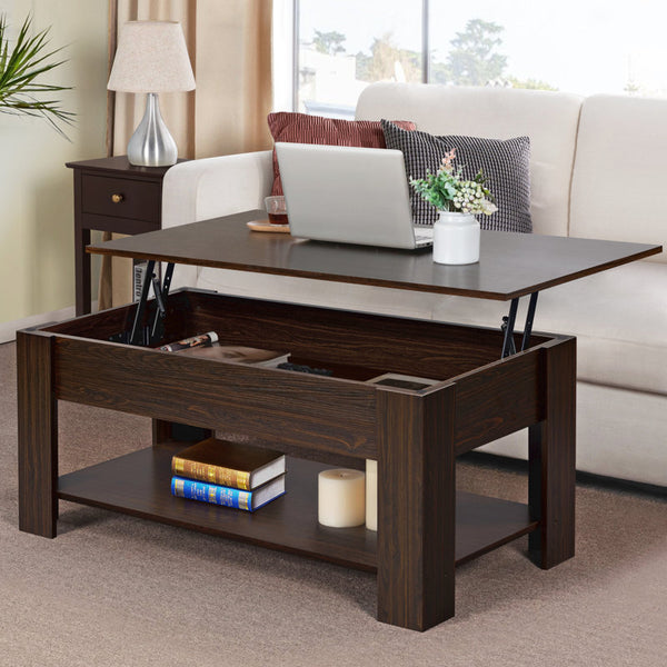 Ajeem Rectangular Lift-Top Coffee Table with Storage