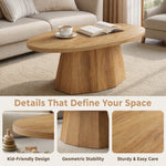 47" Oval Farmhouse Coffee Table