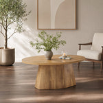 47" Oval Farmhouse Coffee Table