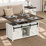 Jaquavion 4-in-1 Convertible Farmhouse Lift-Top Coffee Table