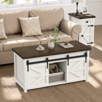 Jaquavion 4-in-1 Convertible Farmhouse Lift-Top Coffee Table