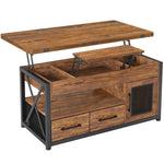 Soukaina Lift-Top Coffee Table with LED Lighting