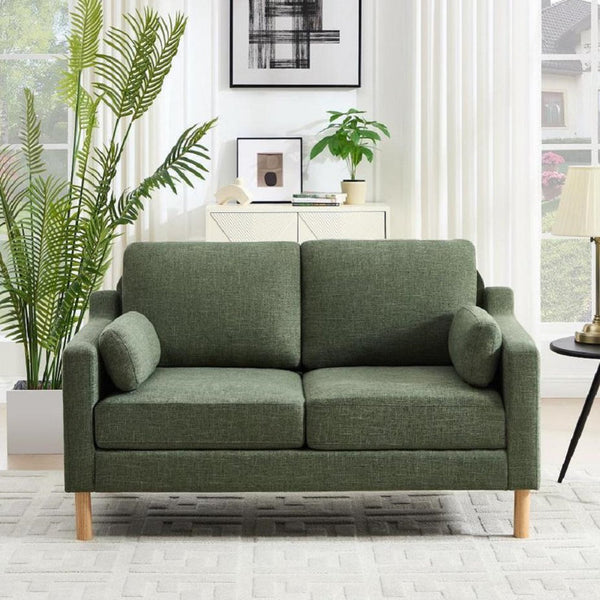 59.8" W Modern Boucle Upholstered Loveseat