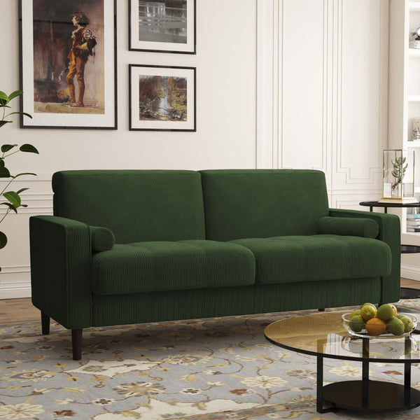 Carmelinda 62.6'' Corduroy Loveseat
