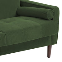 Carmelinda 62.6'' Corduroy Loveseat
