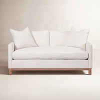 Upholstered Standard Loveseat with Deep Seat Cushions