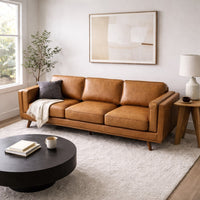 Freiro 90.4'' Leather Sofa