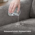 87'' Waterproof Chenille 3-Seater Upholstered Sofa
