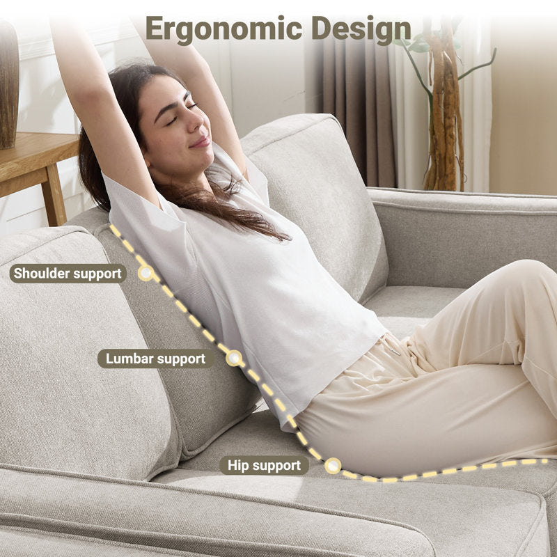 Estes Inayat 84'' Upholstered Sofa