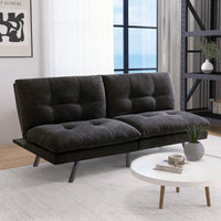 Kyall Upholstered 68'' Reclining Sleeper Sofa