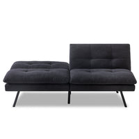 Kyall Upholstered 68'' Reclining Sleeper Sofa