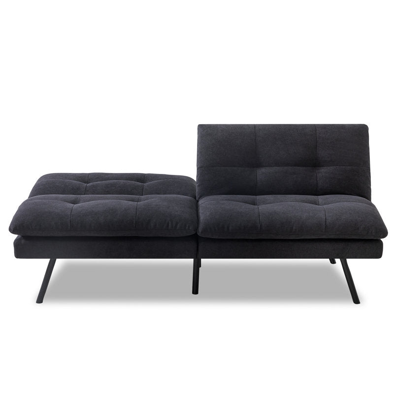 Kyall Upholstered 68'' Reclining Sleeper Sofa