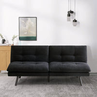 Kyall Upholstered 68'' Reclining Sleeper Sofa