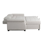 Sabrina 73" Queen Rolled Arm Tufted Back Convertible Sleeper Sofa with Cushions
