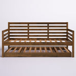 Alexz Wood Daybed with Pop Up Trundle Bed, Mattresses Not Included