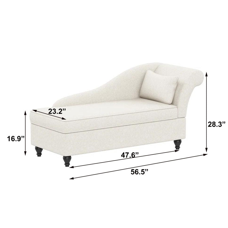 Minerva Upholstered Chaise Lounge