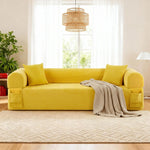 3Seater Sofa Boneless Couches,No Assembly Needed, Modern Sofa For Compact Living Rooms, Apartments, And Offices