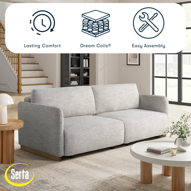 Durango 86" Upholstered Queen Size Convertible Sleeper Sofa