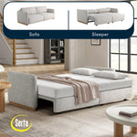 Durango 86" Upholstered Queen Size Convertible Sleeper Sofa