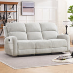 79.8" Wide Modern and Overstuffed Soft Manual Reclining Sofa