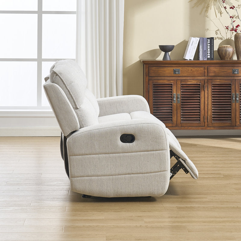 79.8" Wide Modern and Overstuffed Soft Manual Reclining Sofa