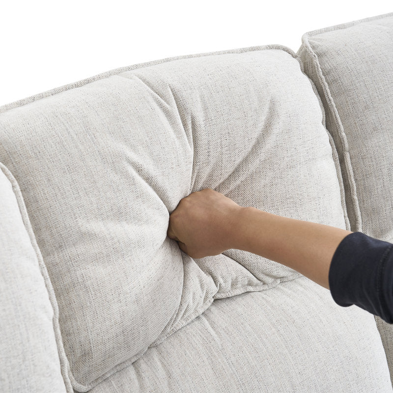 79.8" Wide Modern and Overstuffed Soft Manual Reclining Sofa