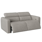 72" Wide Modern Fabric Manual 2-Seater Reclining Sofa