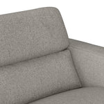 72" Wide Modern Fabric Manual 2-Seater Reclining Sofa