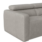 72" Wide Modern Fabric Manual 2-Seater Reclining Sofa