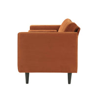 Jeses 80.3" W Velvet Tufted Square Arm Sofa