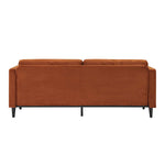 Jeses 80.3" W Velvet Tufted Square Arm Sofa