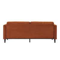 Jeses 80.3" W Velvet Tufted Square Arm Sofa