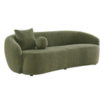 Harlan 89'' Boucle Upholstered Curved Sofa